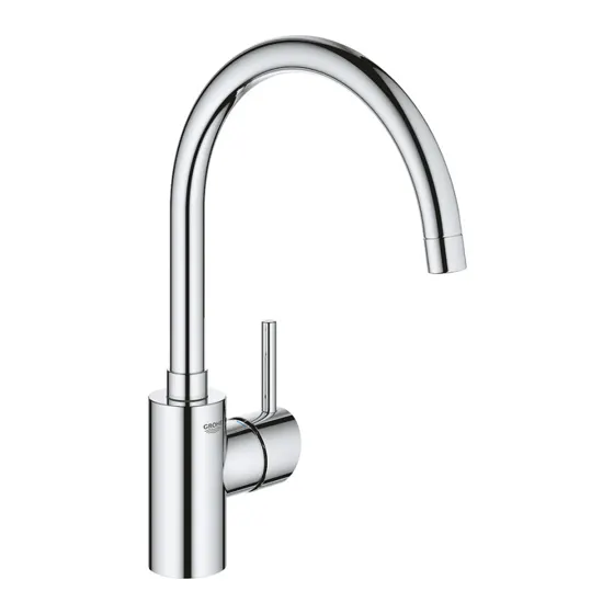 Grohe Concetto met hoge uitloop