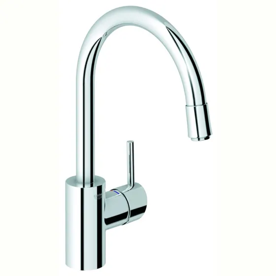 Grohe Concetto met hoge uitloop en uittrekbare perlator