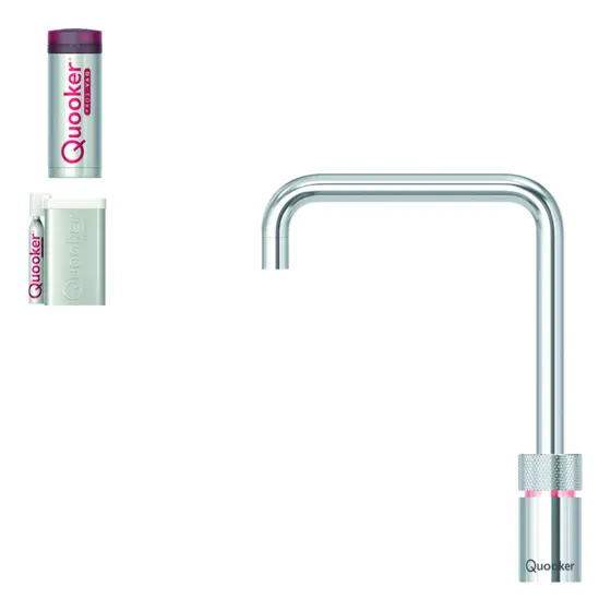 Quooker Nordic Square + Pro 3 & Cube