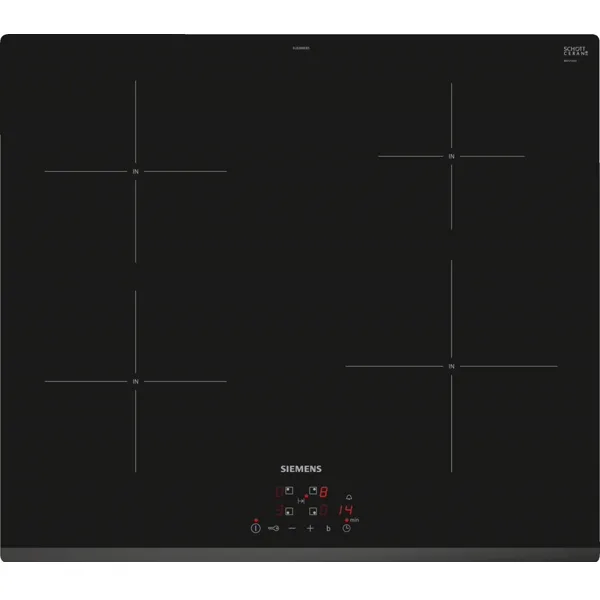Siemens iQ100 inductiekookplaat 60 cm, 3,7 kW aansluiting