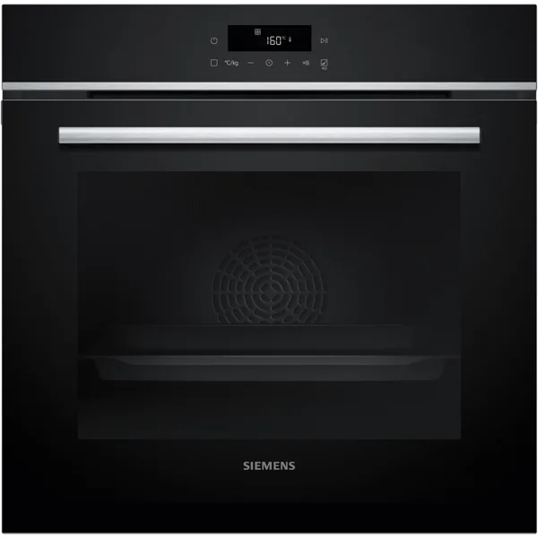 Siemens iQ300 inbouwoven 60 cm met pyrolyse en air fry, inox