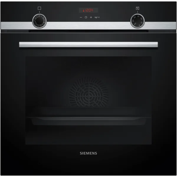Siemens iQ300 inbouwoven 60 cm met toegevoegde stoom en pyrolyse, inox