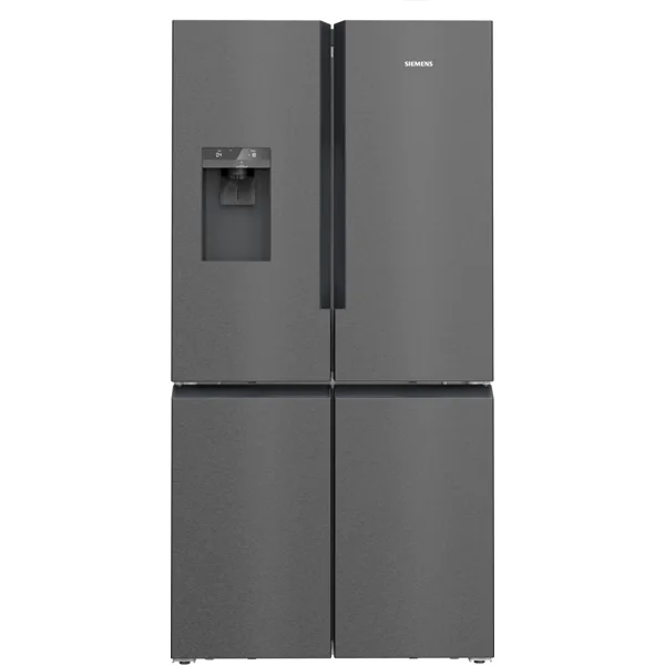 Siemens iQ500 French Door koelkast, zwart rvs, ijs- en waterdispenser