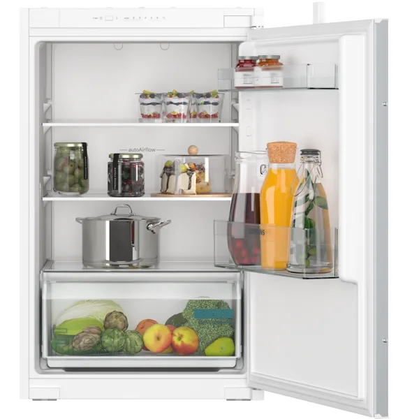Siemens iQ100 inbouw koelkast 88 cm zonder vriesvak, sleepdeur