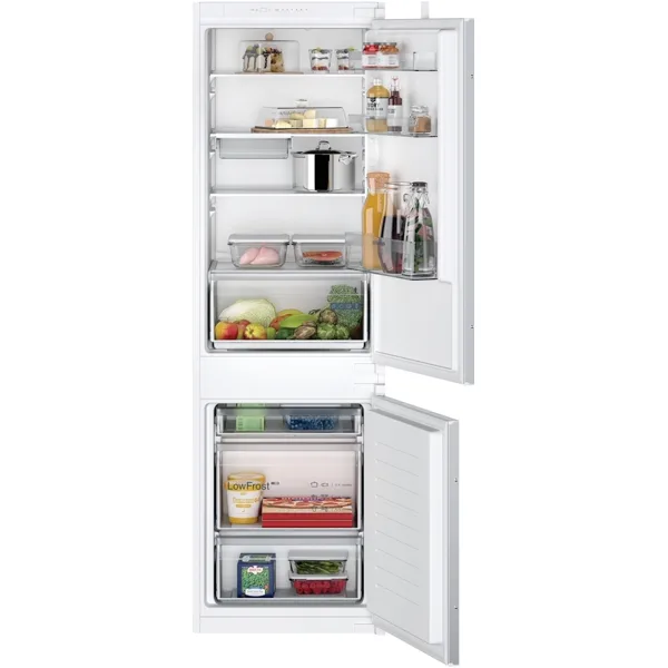 Siemens iQ100 inbouw koel-vriescombinatie 177,5 cm, lowFrost, sleepdeur
