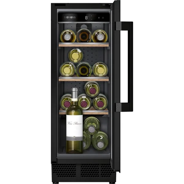Siemens iQ500 inbouw wijnklimaatkast 30 cm breed, 21 flessen