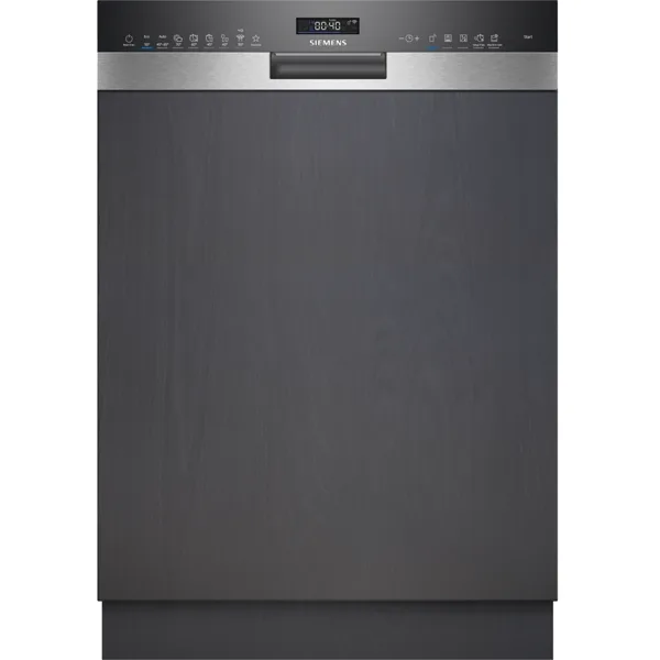 Siemens iQ500 geïntegreerde vaatwasser 60 cm, rvs bedieningspaneel