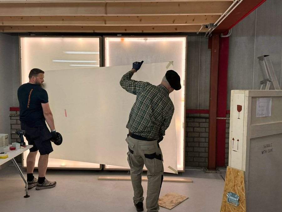 In de werkplaats